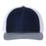 112 Navy/White/Heather Grey