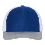 112 Royal/White/Heather Grey