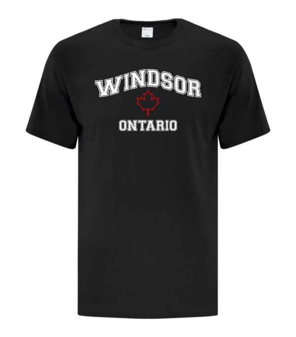 WINDSOR, ONTARIO With Maple Leaf - Men's T-Shirt