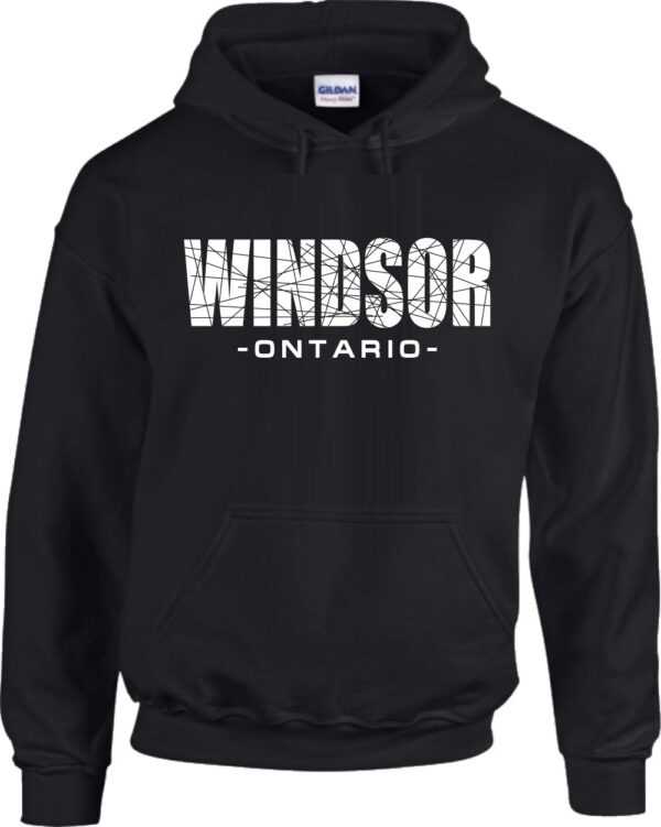 WINDSOR, ONTARIO (Distressed) - Hooded Sweatshirt