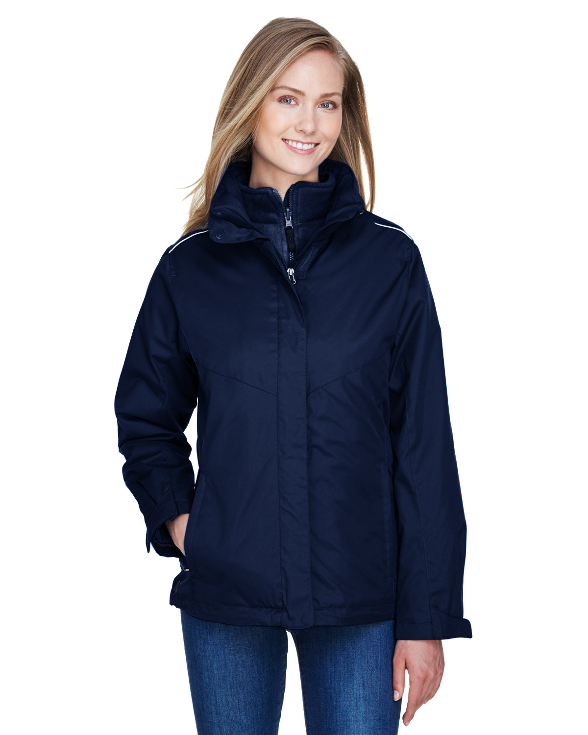 Core365 Ladies' Region 3-in-1 Jacket with Fleece Liner 78205