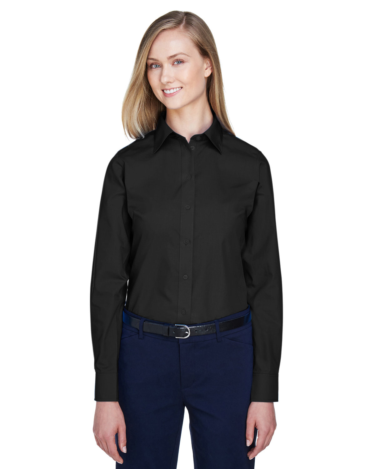 Devon & Jones Ladies' Crown Collection® Solid Broadcloth Woven Shirt D620W