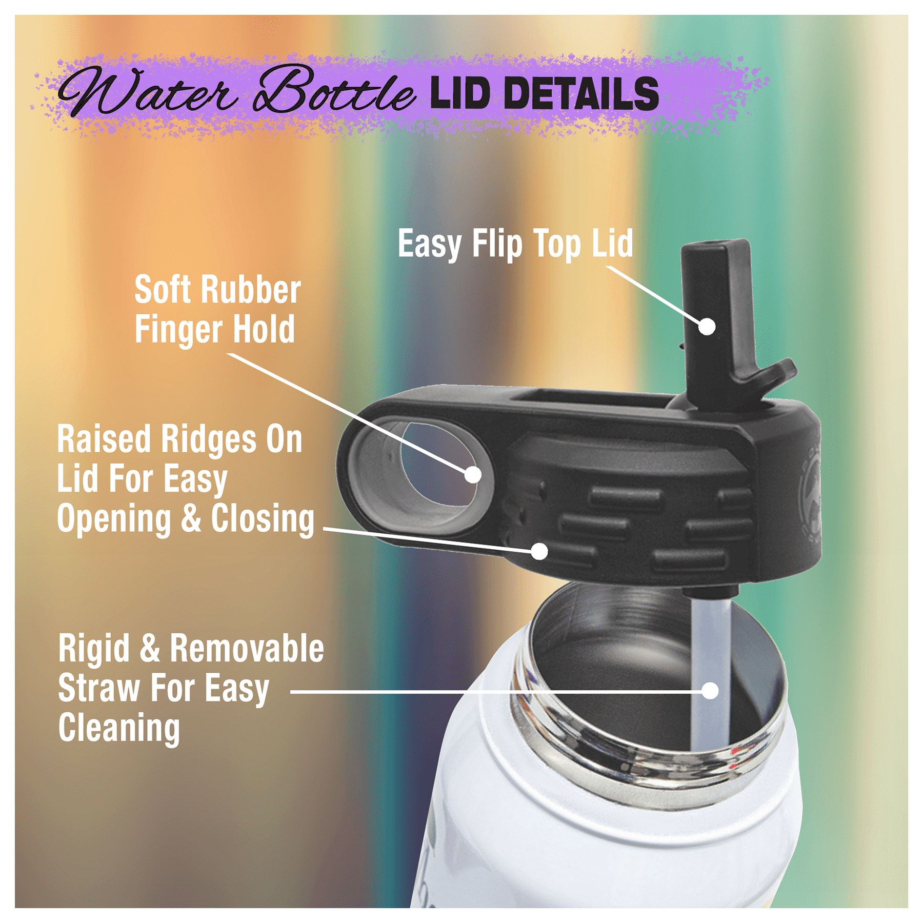 Polar Camel 40 oz. Stainless Steel Water Bottle - Image 3