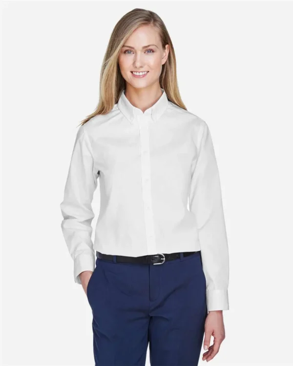 Core365 Ladies' Operate Long-Sleeve Twill Shirt 78193