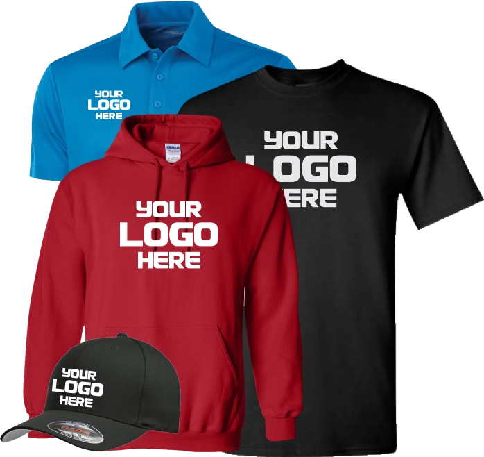 Custom apparel mockups