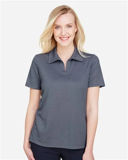 Devon & Jones DG22W Women's CrownLux Performance® Address Melange Polo