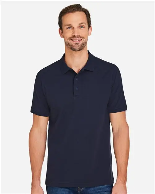 Harriton M205 Men's Valiant Cotton Snag Protect Polo