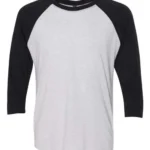 Vintage Black Sleeves/ Heather White Body