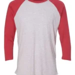 Vintage Red Sleeves/ Heather White Body