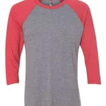 Vintage Red Sleeves/ Premium Heather Body