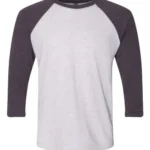 Vintage Purple Sleeves/ Heather White Body