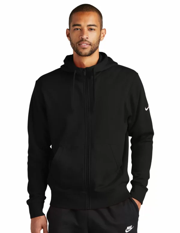 NIKE CLUB FLEECE SLEEVE SWOOSH FULL ZIP HOODIE