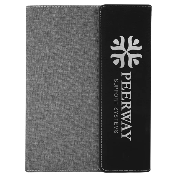 7" x 9" Canvas Portfolio with Notepad - GFT1205