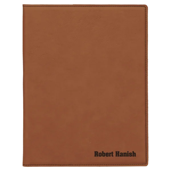 7" x 9" Laserable Leatherette Small Portfolio with Notepad - GFT212