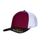 Maroon/Black/White