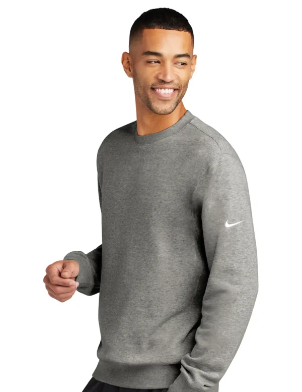 NIKE CLUB FLEECE SLEEVE SWOOSH CREW