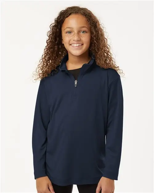 AllPro Youth Pro-Lock Performance Quarter-Zip Pullover - 41870Y