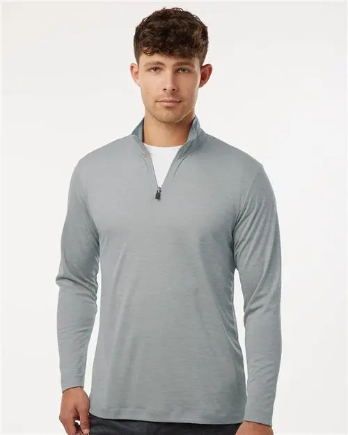 AllPro Men's Pro-Lock Performance Melange Quarter-Zip Pullover - 4HM700
