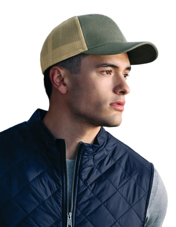 TRAILHEAD - Pigment Dyed Snap Back Trucker Cap - H08360