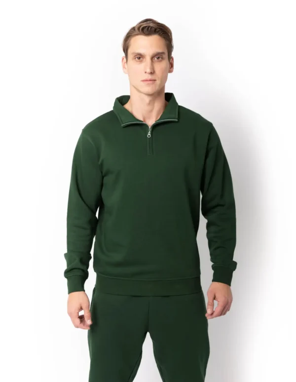 Just Like Hero - Unisex Quarter Zip Sweatshirt - HERO-4020
