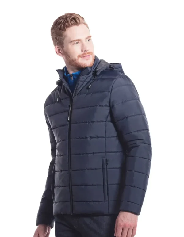 Glacial - Men's Puffy Jacket with Detachable Hood - L00980