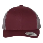 Maroon/ Grey