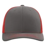Charcoal/Red