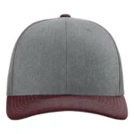 Heather Grey/ Charcoal/ Maroon
