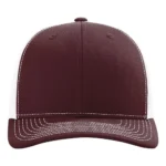 Maroon/White
